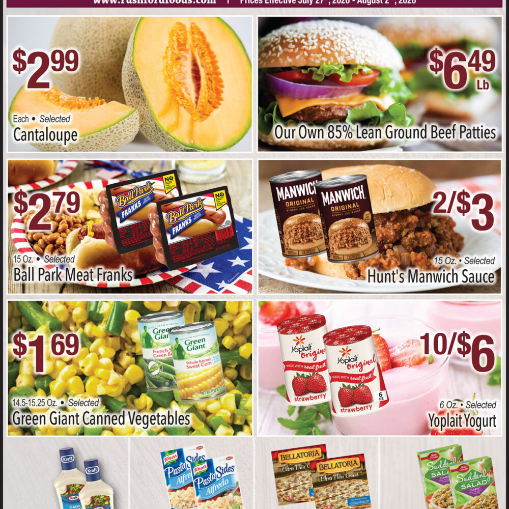 Rushford, Preston and Harmony Foods Weekly Specials